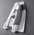 Mixed Print Cargo Pocket Jacket