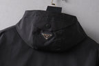 Contrast Pocket Hooded Jacket