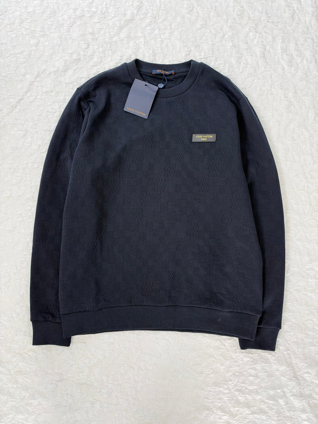 Jacquard Checkerboard Sweatshirt