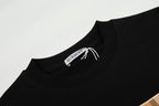 Plaid Letter Embroidery Sweatshirt