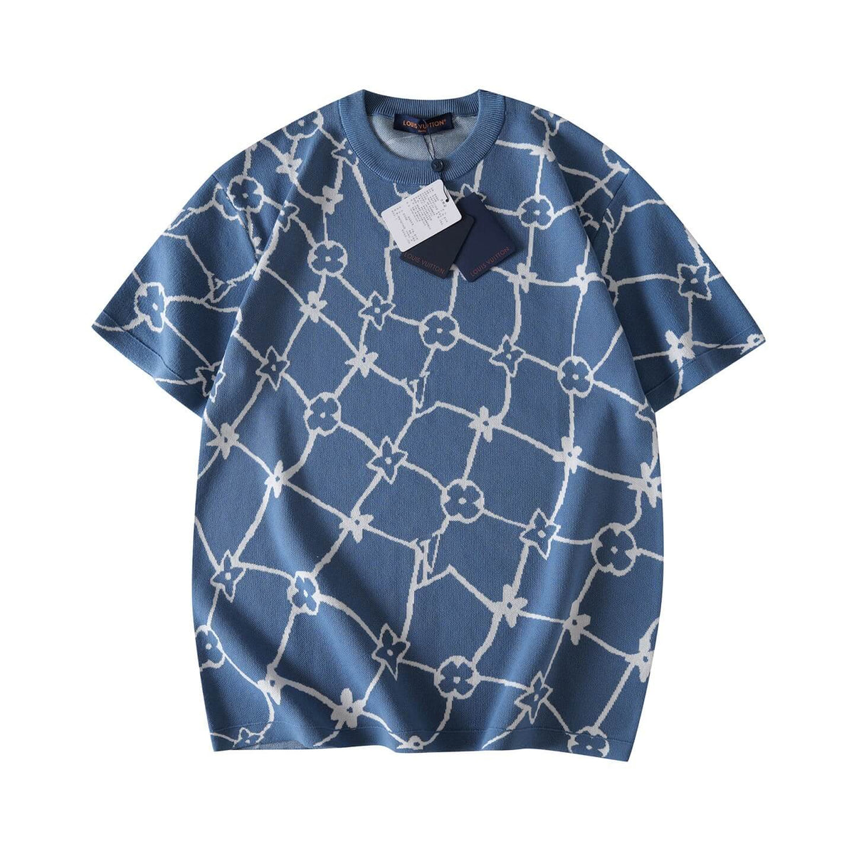 Blue Water Wave Design T-Shirt