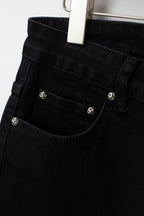Heavy‑Wash Denim Jeans