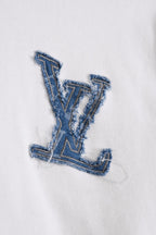 Distressed Embroidered Sweatshirt