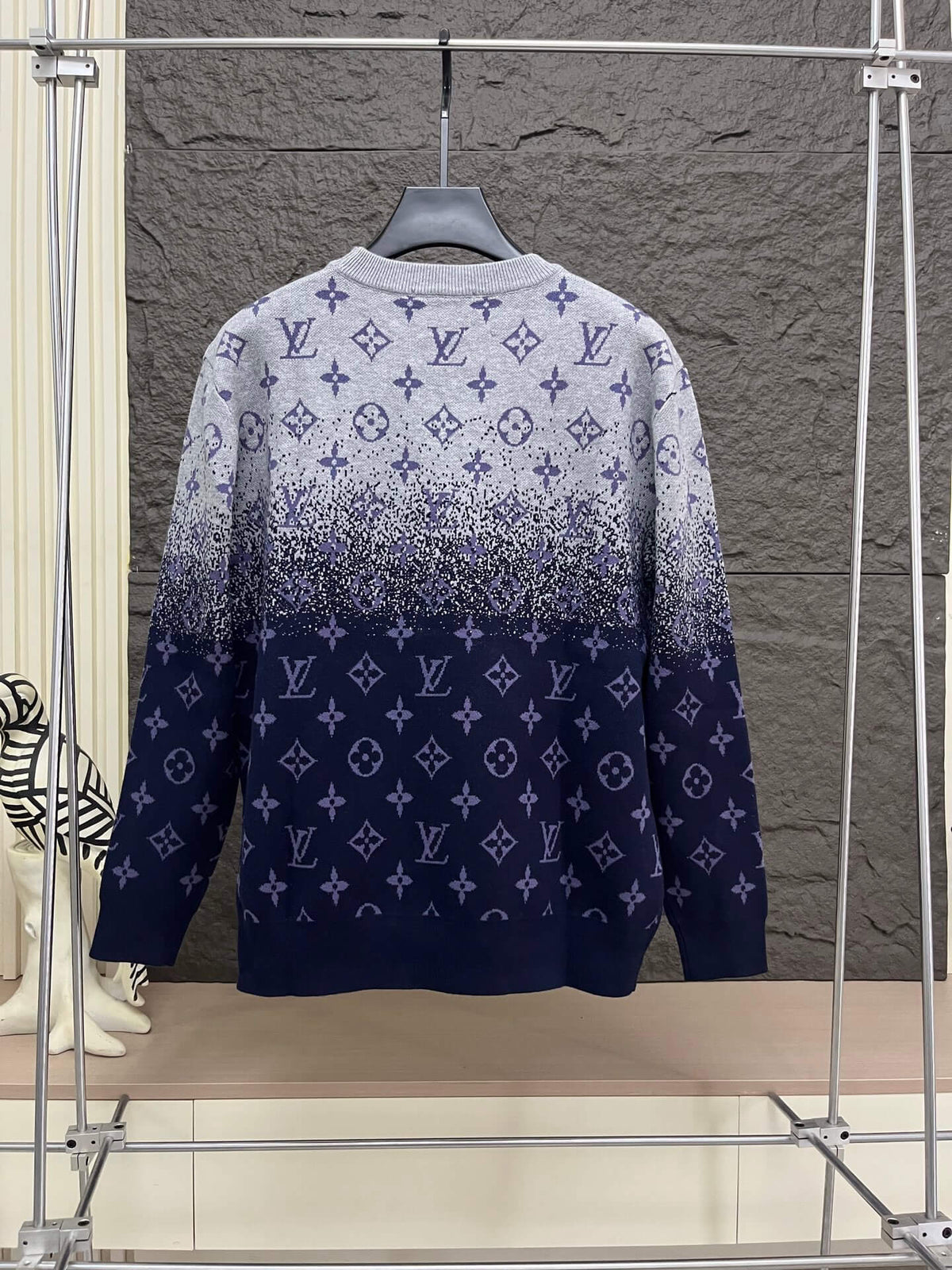 Gradient All-Over Print Sweatshirt