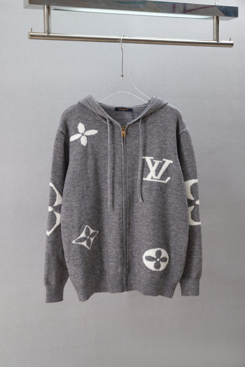 New Knit Hooded Cardigan Sweater