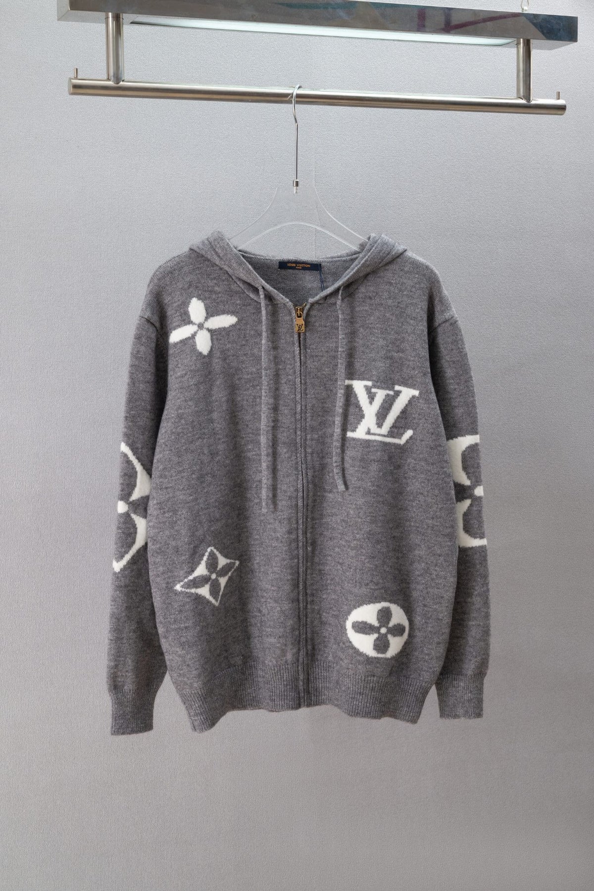 New Knit Hooded Cardigan Sweater
