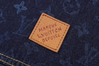 All-Over Print Denim Workwear Jacket
