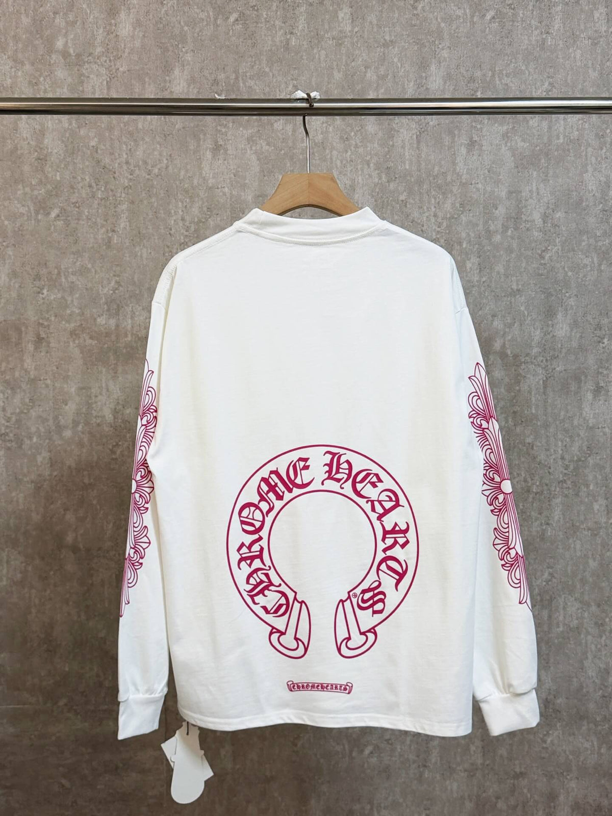 Pink Circle Print Sweatshirt
