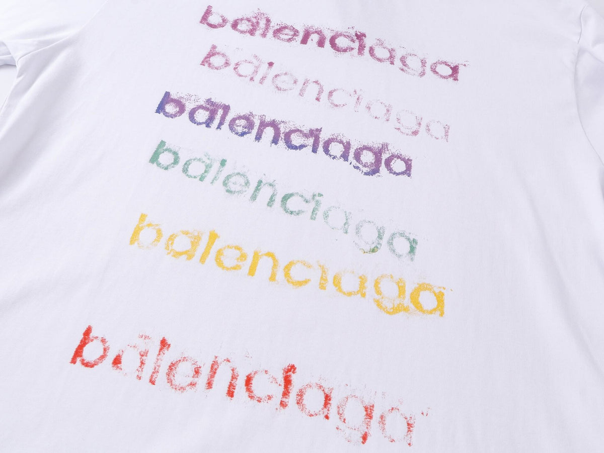 Multi-color Letter Print Sweatshirt