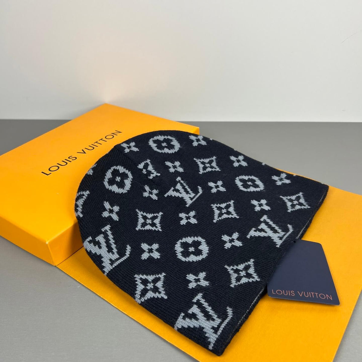 All-Over Print Wool Knit Beanie