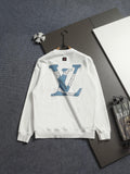 Denim Applique Sweatshirt