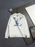 Denim Applique Sweatshirt