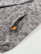 Grey All‑Over Vintage Monogram Jacket