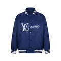 Embroidered Nylon Padded Varsity Jacket