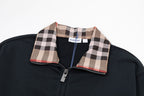 Classic Striped Collar Sweatshirt