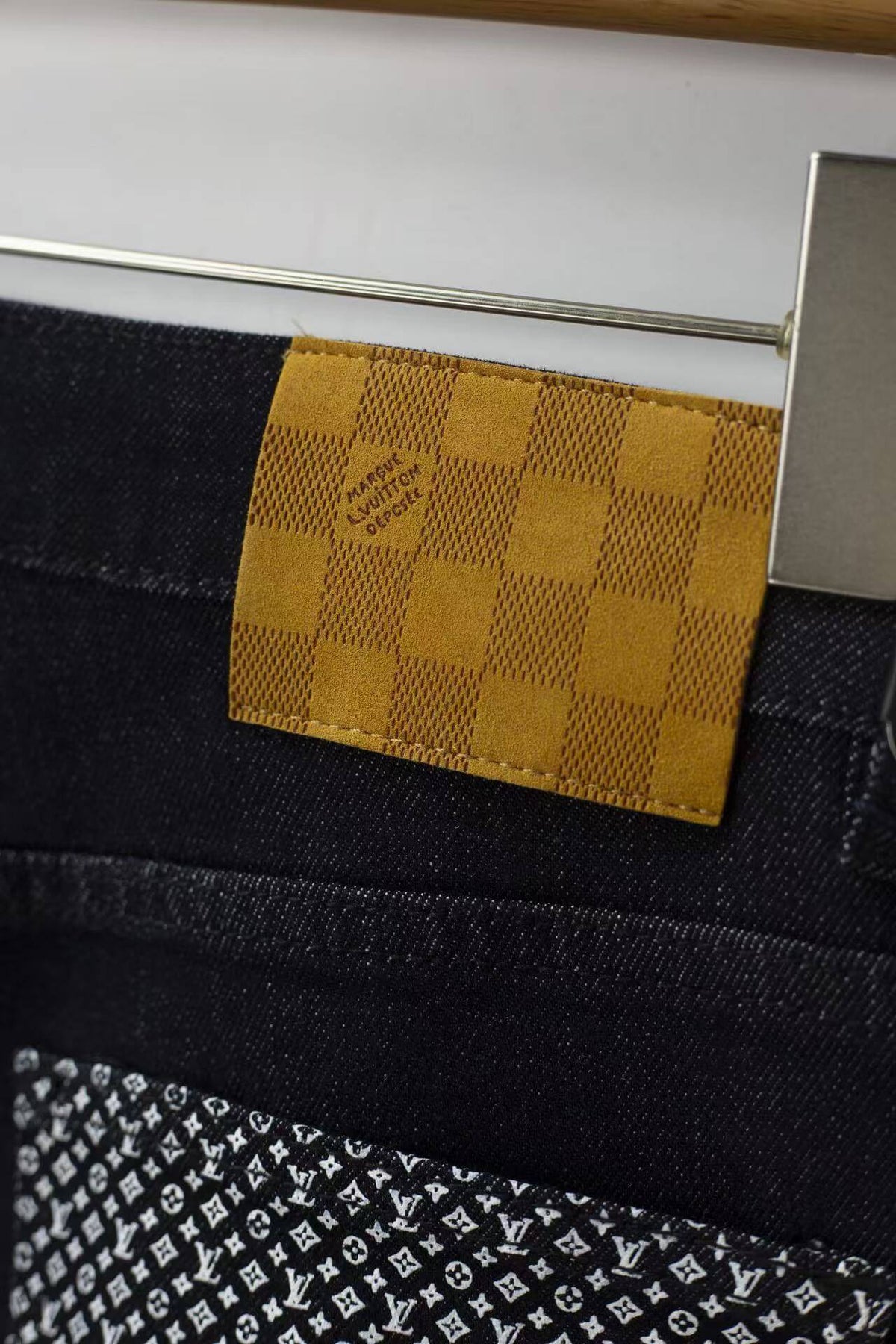 Pocket All‑Over Print Jeans