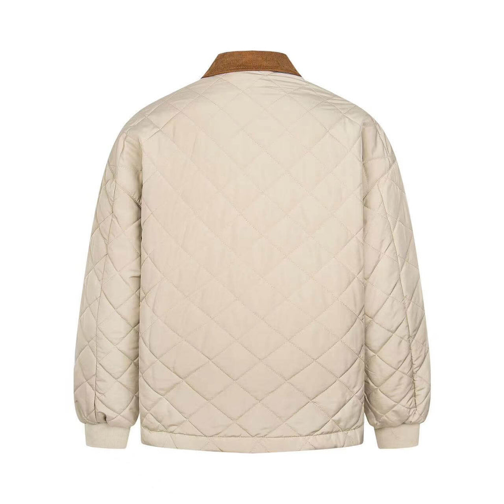 Diamond Quilted Padded Jacket