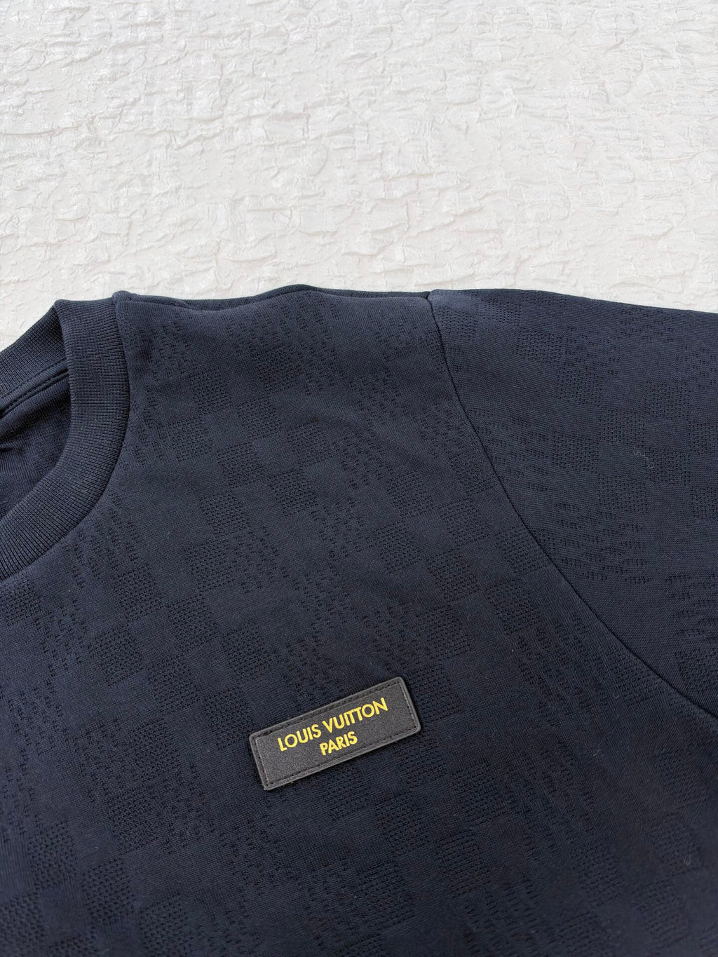 Jacquard Checkerboard Sweatshirt