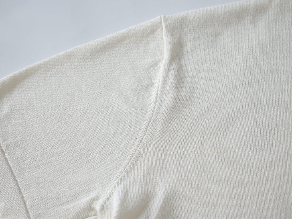 Embossed All-Over Vintage Knit T-Shirt