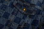 Checkerboard Skate Denim Jacket