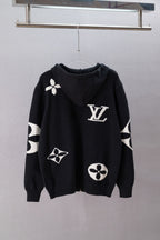 New Knit Hooded Cardigan Sweater