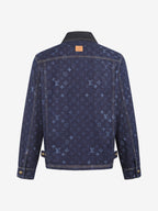 All-Over Print Denim Workwear Jacket