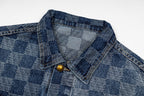 Checkerboard Skate Denim Jacket