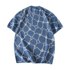 Blue Water Wave Design T-Shirt