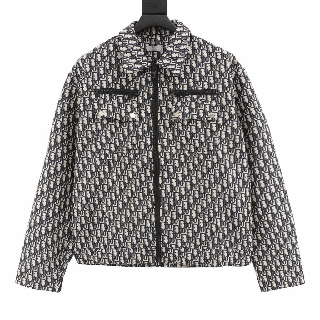 All‑Over Jacquard Unisex Jacket