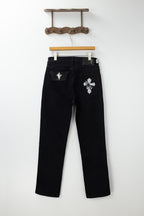 Heavy‑Wash Denim Jeans
