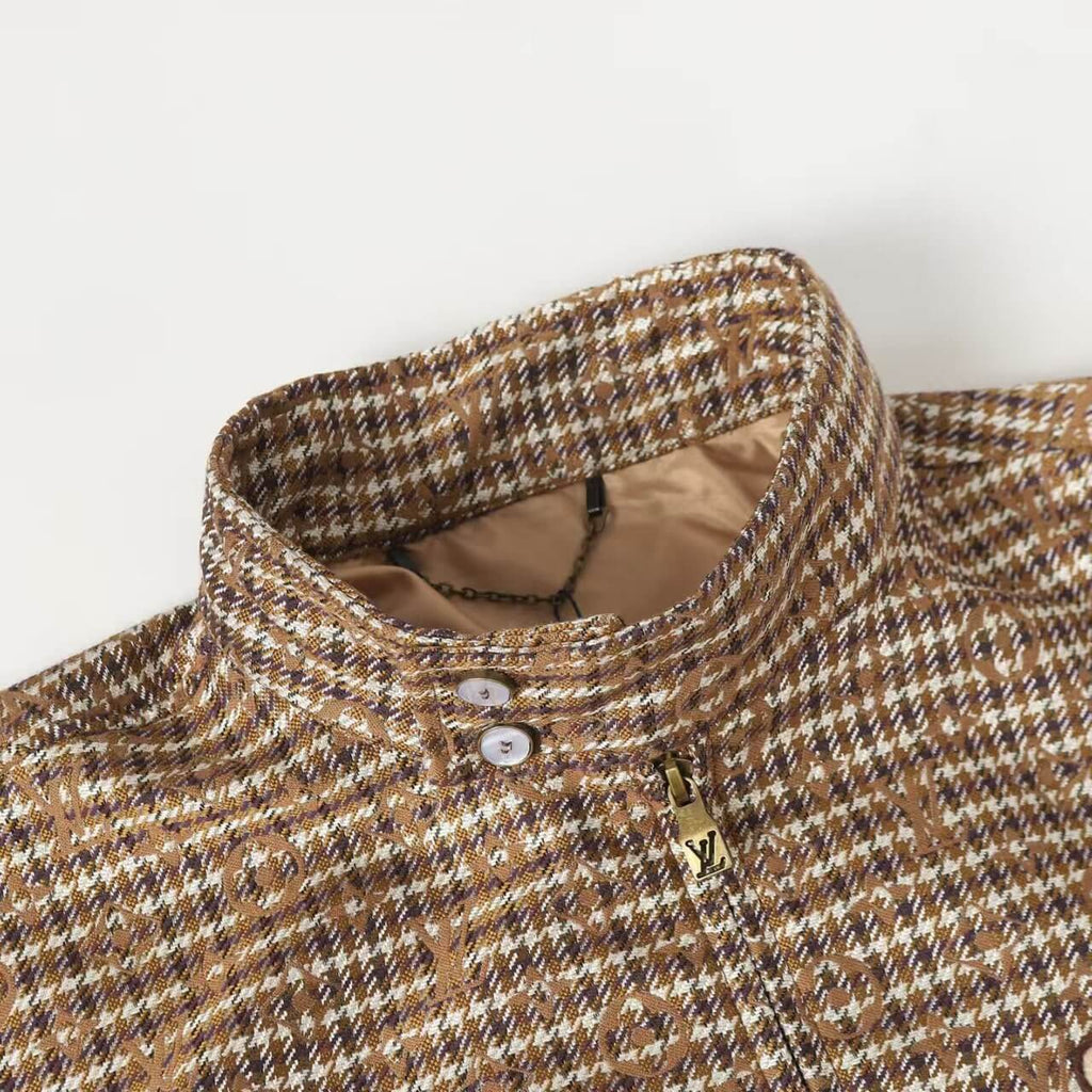 Houndstooth Monogram Jacket