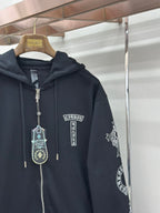 Patch‑Embroidered Jacket