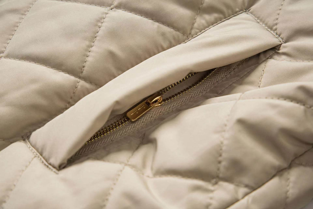 Diamond Quilted Padded Jacket