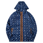 Blue All-Over Print Jacket