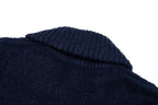 Letter Intarsia Merino Wool Jacket