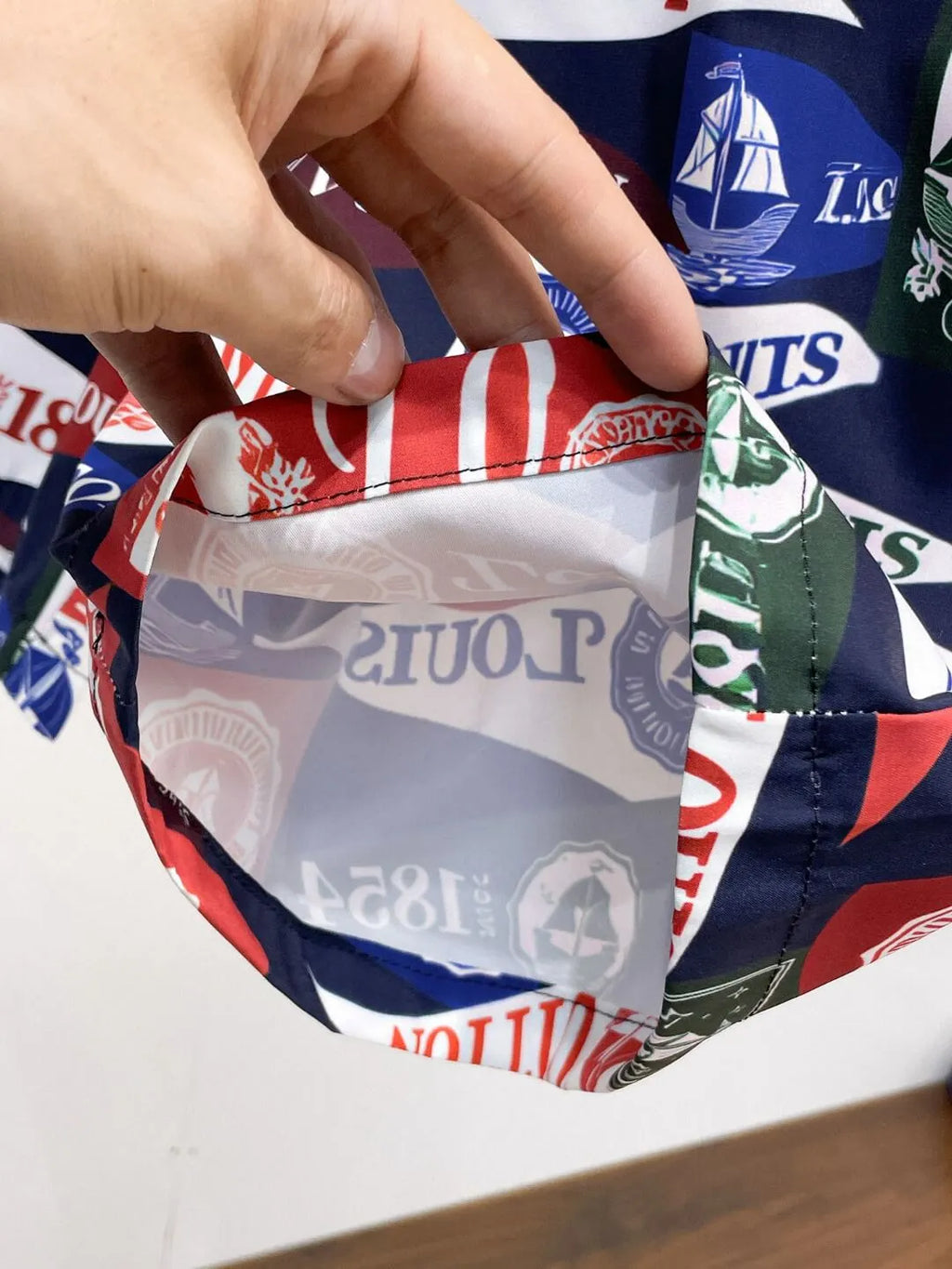 Vintage Flag Full Print Casual Shorts