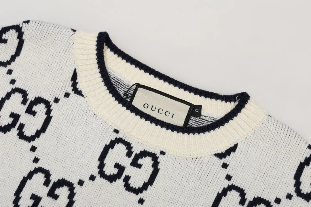 All‑Over Monogram Sweater