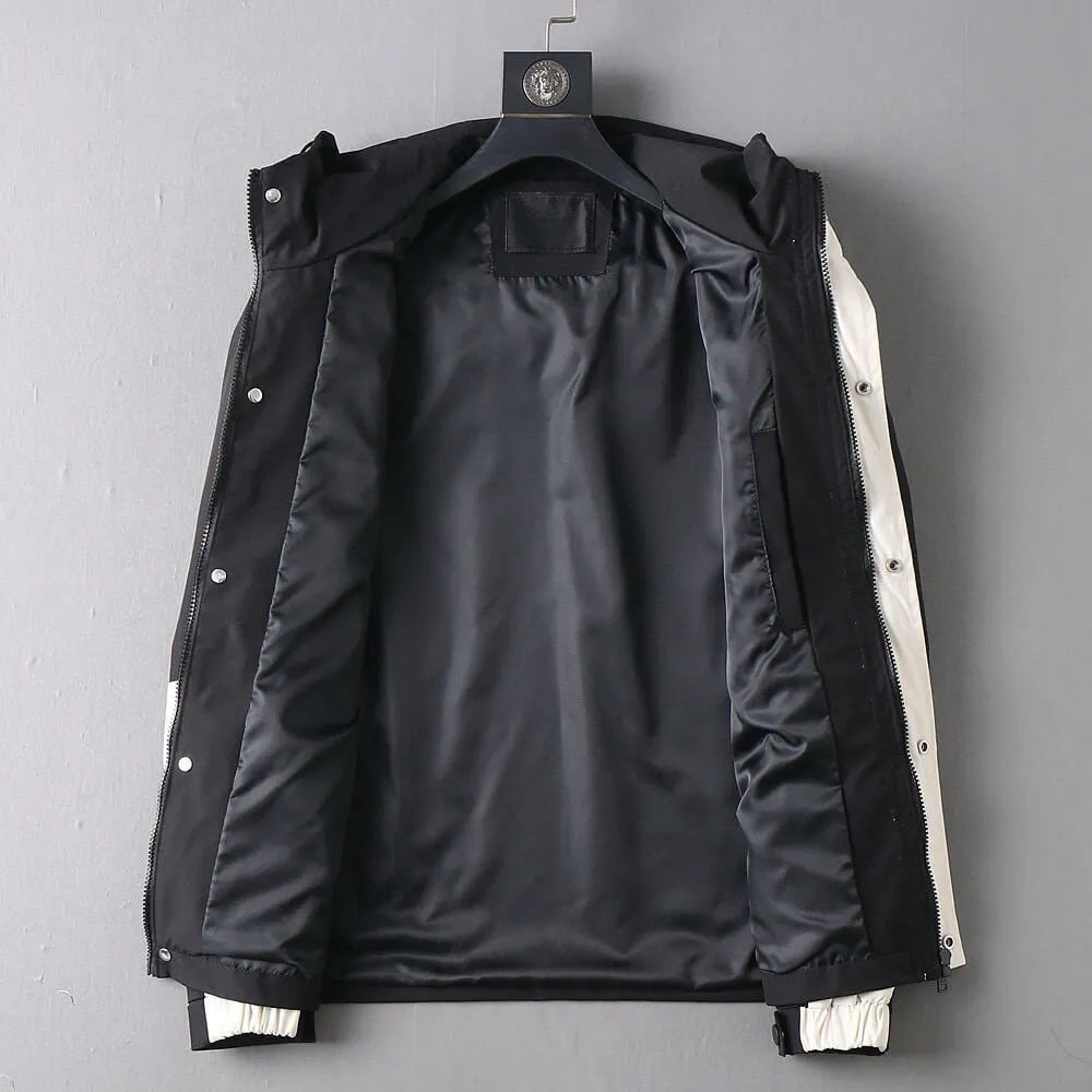 Contrast Pocket Hooded Jacket