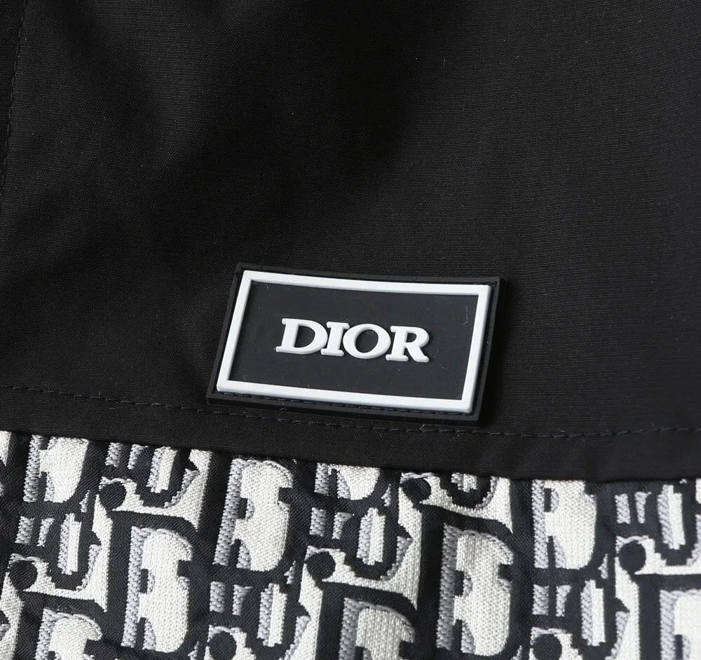 Monogram Spliced Hooded Jacket