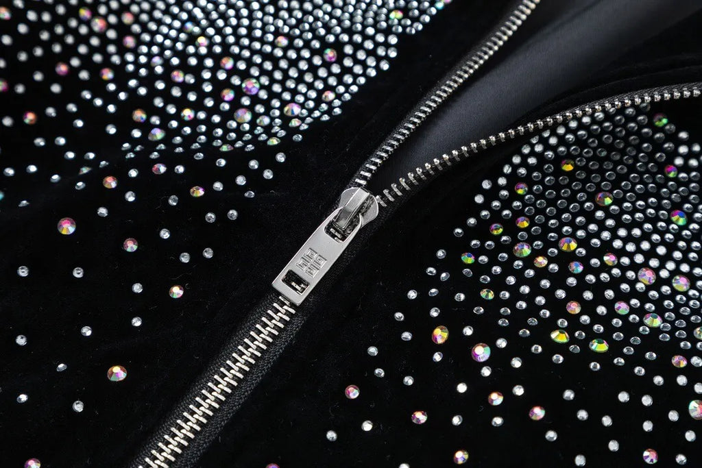 Rhinestone Square Jacket