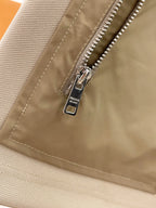 Color‑Block Zipper Cargo Shorts
