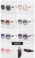 Hexagonal Retro Sunglasses