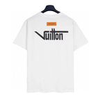 Yellow Letter Print T Shirt