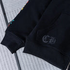 Classic Scroll Sanskrit Zip-Up Jacket