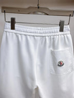 Ribbed Side Tape Badge Shorts