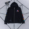 Classic Scroll Sanskrit Zip-Up Jacket