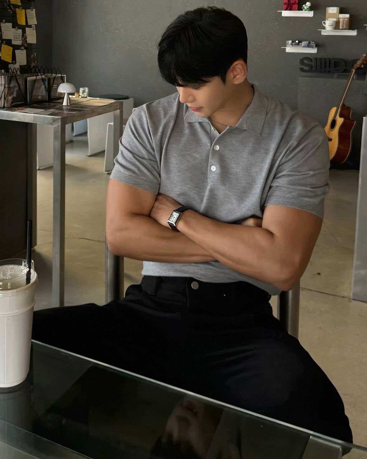 Premium Solid‑Color Polo Tee