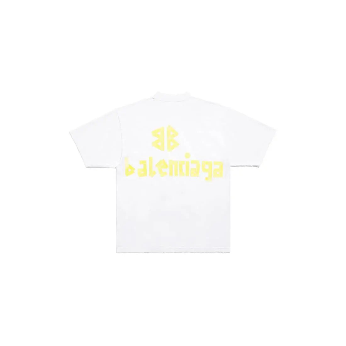 Yellow Letter Print T Shirt