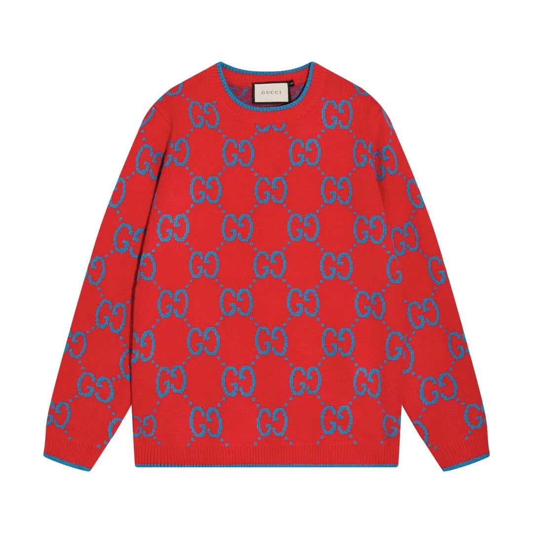 All‑Over Monogram Sweater