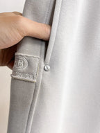 Side Multi‑Patch Decorated Straight Pants